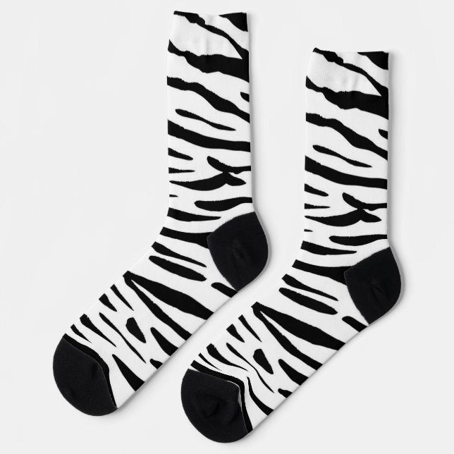 Chaussette motif poster de animal (Gauche)