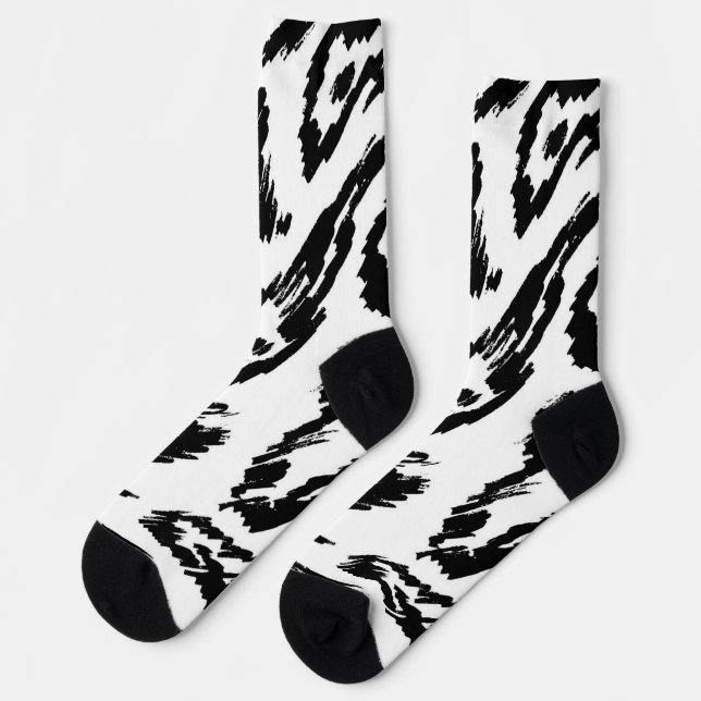 Chaussette motif poster de animal (Gauche)