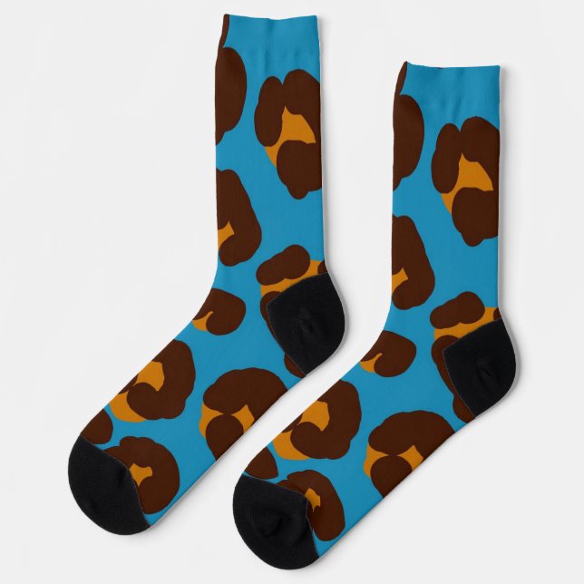 Chaussette motif poster de animal (Gauche)