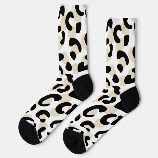 Chaussette motif poster de animal (Gauche)