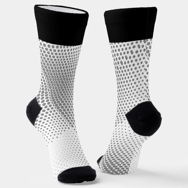 Chaussette Motif rayé à points (Angulaire)