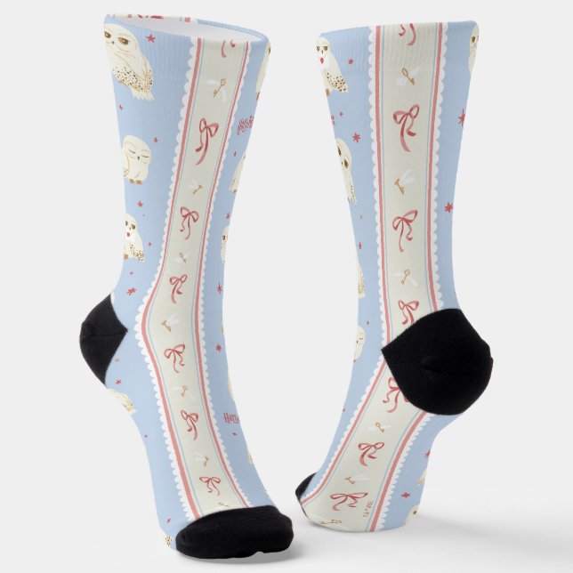 Chaussette Motif rayé de la poste aux hiboux Hedwig (Angulaire)