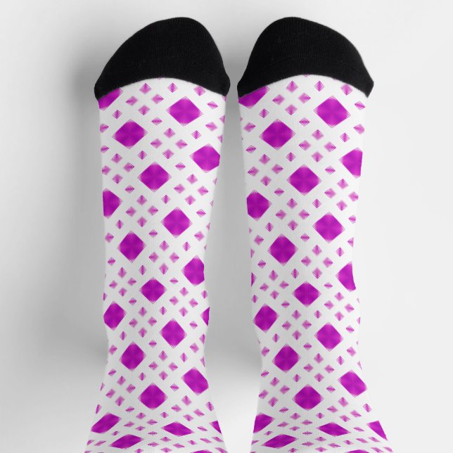 Chaussette Motif rose (Haut)