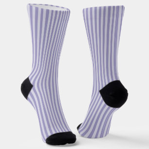 Chaussette Motif sans couture à rayures violettes