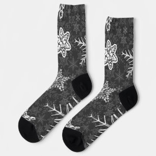 Chaussette Motif Snowflake