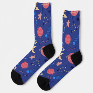 Chaussette Motif spatial