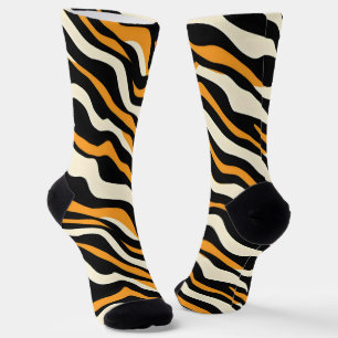 Chaussette Motif Tiger Stipes