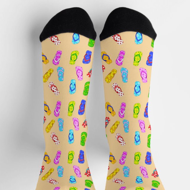 Chaussette Motif Tongs (Haut)