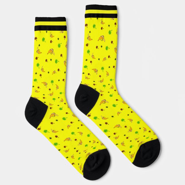 Chaussette Motif tropical (Droite)