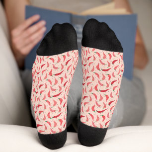 Chaussette Mouchoirs chiliens mignons sur chaussettes roses