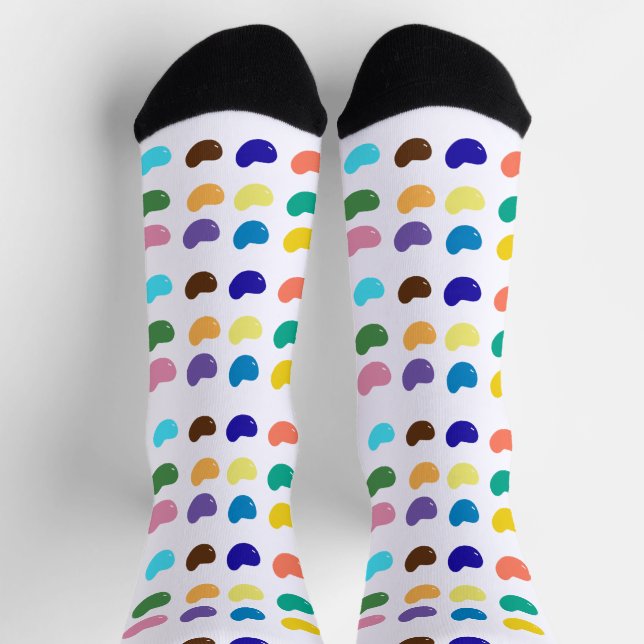 Chaussette Multi couleurs de Jelly Beans (Haut)