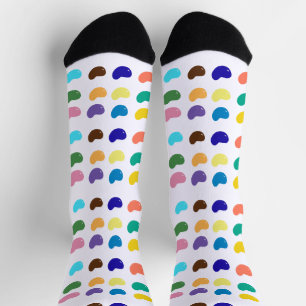 Chaussette Multicouleurs des haricots de gelée