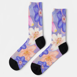 Chaussette Mur de fleurs