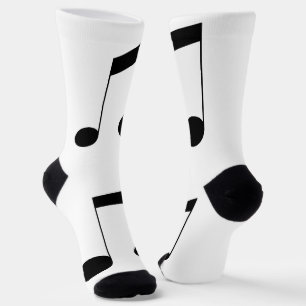 Chaussette Music One Black Beam Note,