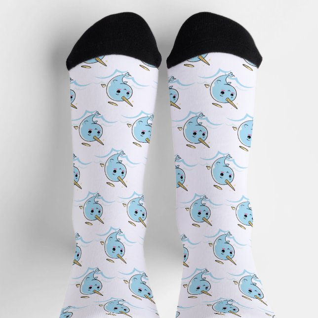 Chaussette Narwhal Angel Cutie (Haut)