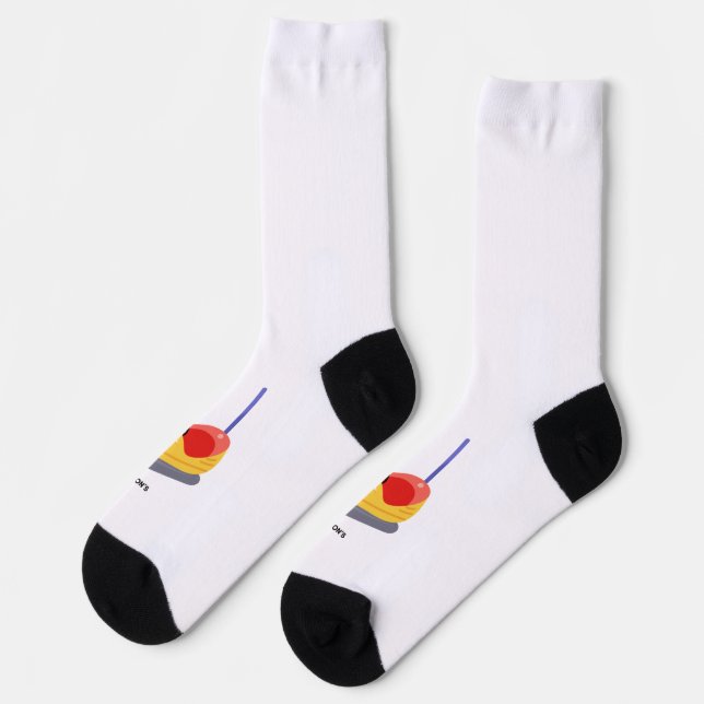 Chaussette Ne me suivez pas - Autos tamponneuses (Gauche)