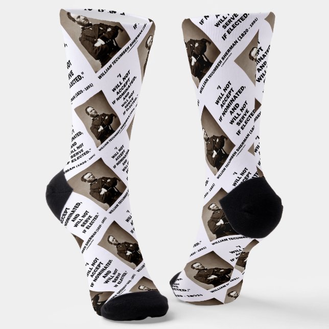 Chaussette Ne Pas Accepter S'Il N'Y A Pas De Citation Sherman (Angulaire)