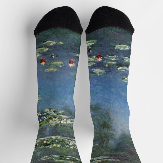 Chaussette Nénuphars de Claude Monet, Fleurs Vintages (Haut)