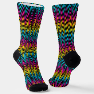 Chaussette Neon Bright mode design coloré tendance