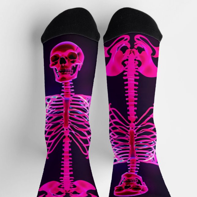 Chaussette Neon Skeleton Socks (Haut)