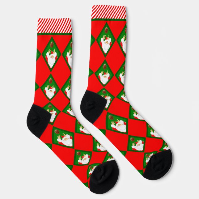 Chaussette Noël Basket-ball Fête (Droite)