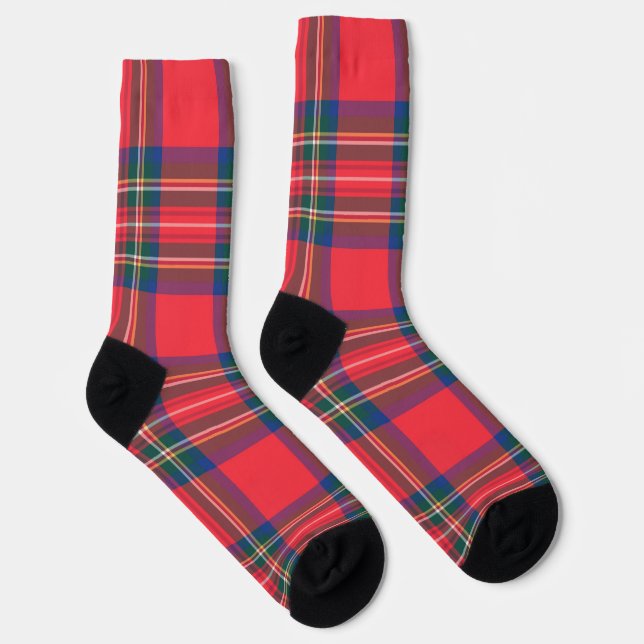 Chaussette Noël classique Tartan Plaid Festival (Droite)