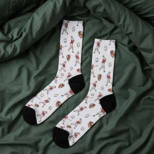 Chaussette Noël de Baseball Père Noël