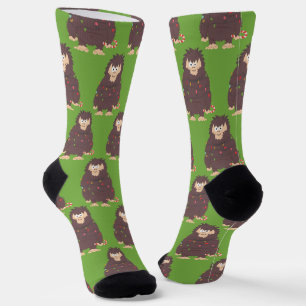 Chaussette Noël de Bigfoot Sasquatch