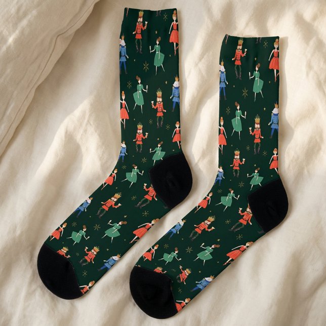 Chaussette Noël de la fête de cocktails Casse-Noisette (Créateur téléchargé)