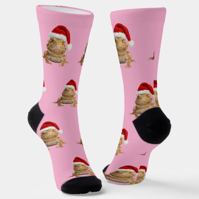 Chaussette Noël Dragon Barbu Personnalisé  (Angulaire)