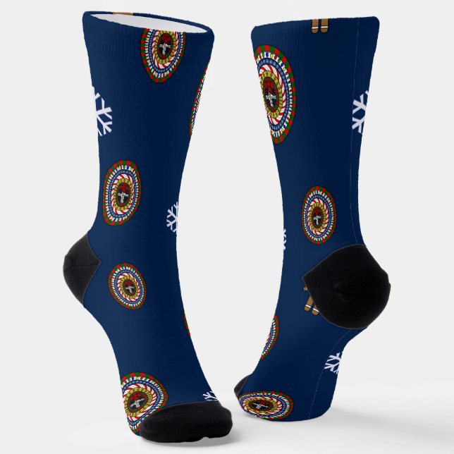 Chaussette Noël joyeux (Angulaire)