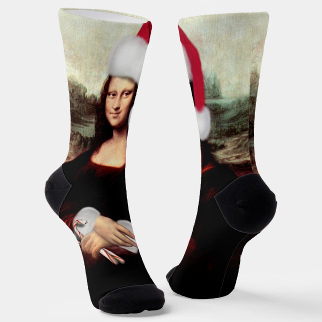 Chaussette Noël Mona Lisa (Angulaire)