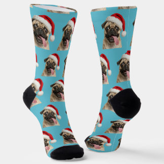Chaussette Noël personnalisé avec un Bouledogue