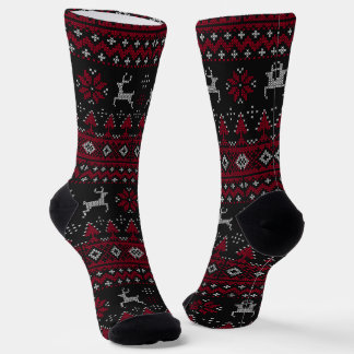 Chaussette Noël Renne de "Pull Ugly"