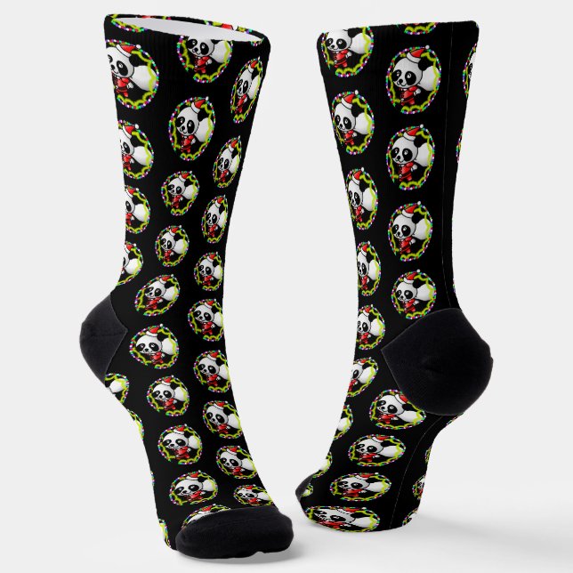 Chaussette Noël Santa Panda (Angulaire)