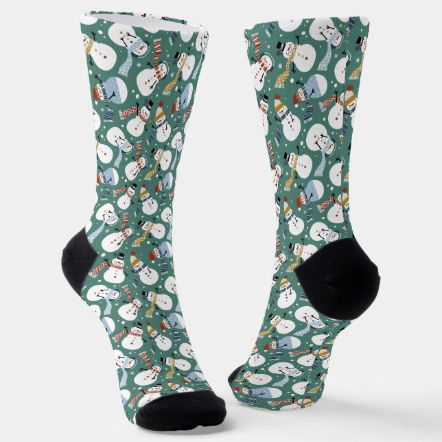 Chaussette Noël Snowmen (Angulaire)