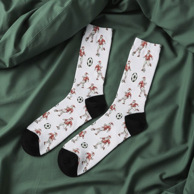 Chaussette Noël Soccer Santa (Créateur téléchargé)