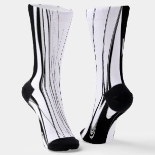 Chaussette Noir et Blanc Moderne