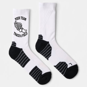 Chaussette Nom de l'équipe de piste et de terrain Exécution p