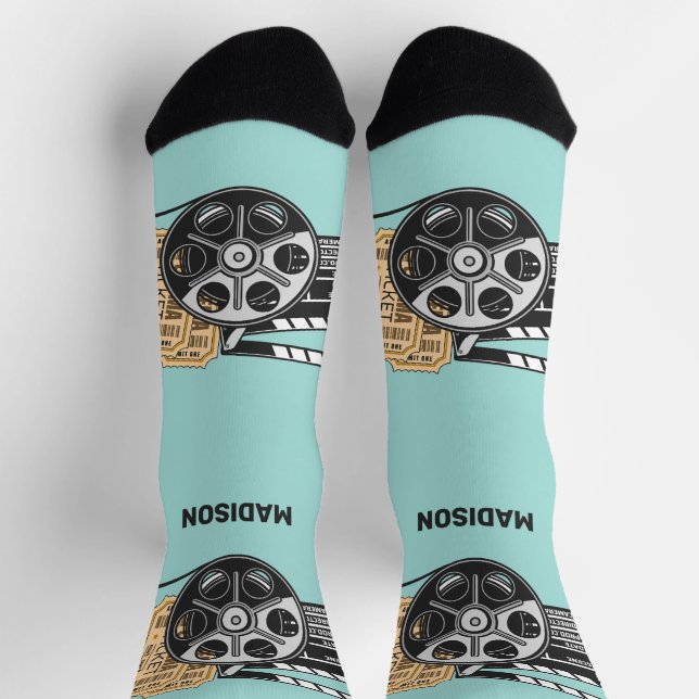 Chaussette Nom et couleur personnalisés (Haut)