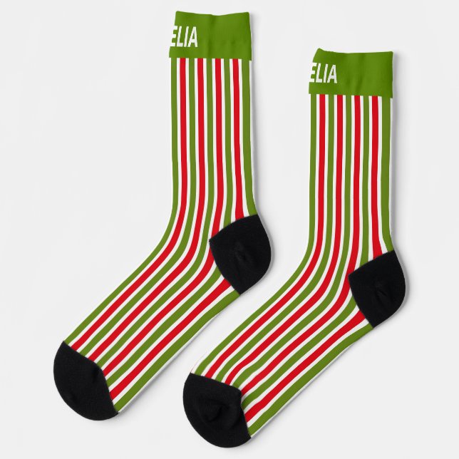 Chaussette nom personnalisé (Gauche)