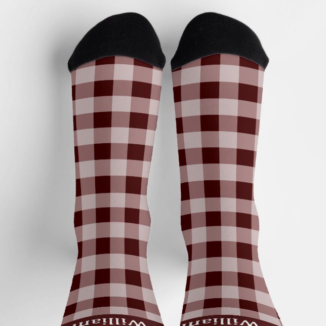 Chaussette nom personnalisé (Haut)