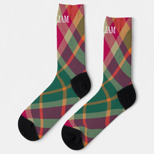 Chaussette Nom personnalisé (Gauche)
