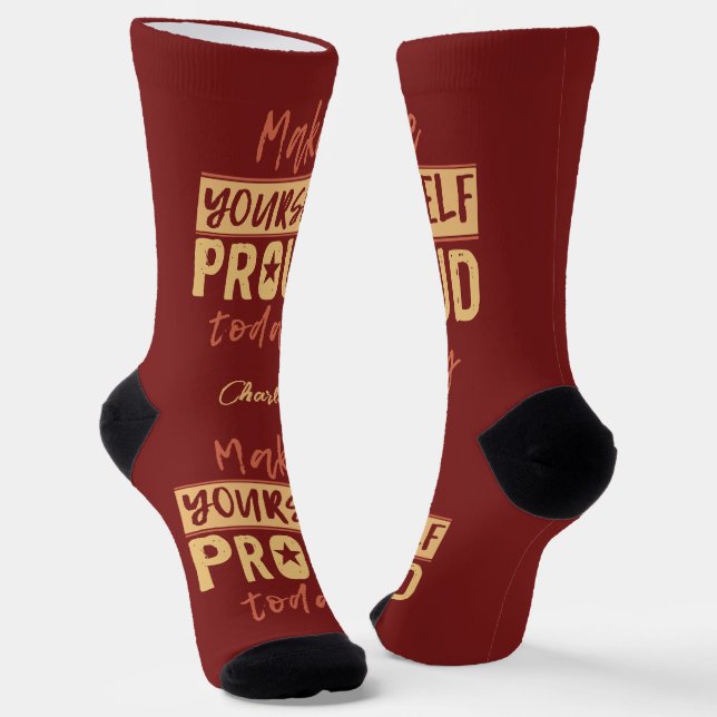 Chaussette Nom personnalisé "Make Yourself Froud" (Angulaire)