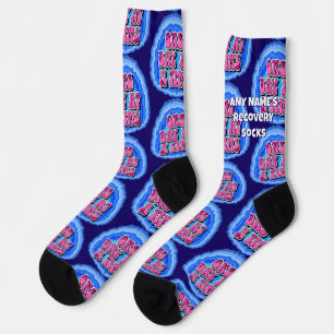 Chaussette Nom personnalisé Un Jour À La Fois Géode Slogan 12