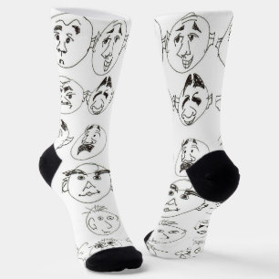 Chaussette Nombreux visages