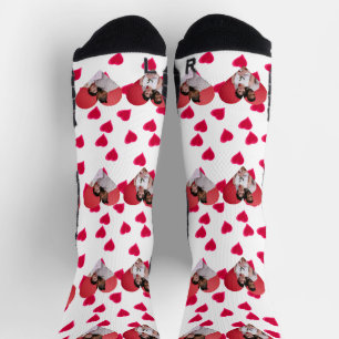 Chaussette Notre première Saint Valentin en tant que Monsieur
