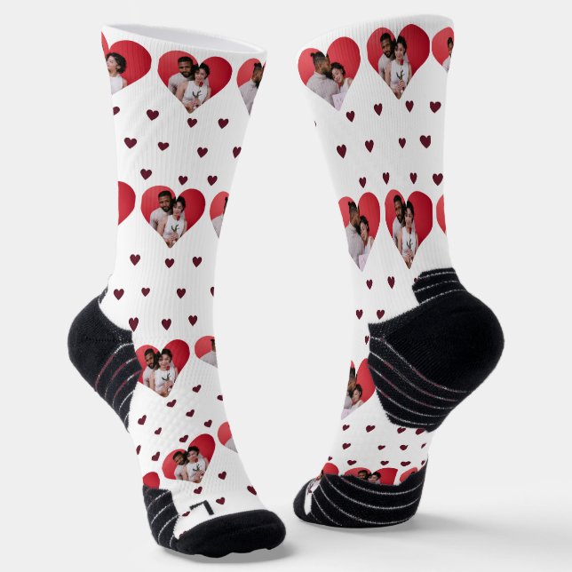 Chaussette Notre première Saint Valentin en tant que Monsieur (Angulaire)
