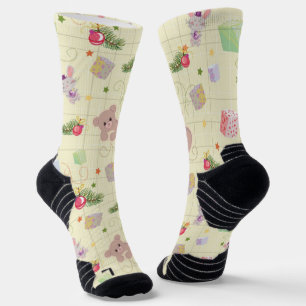 Chaussette Nounours de Noël Ourson