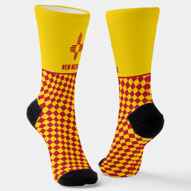 Chaussette Nouveau Mexique Chaussettes, N drapeau mexicain mo (Angulaire)